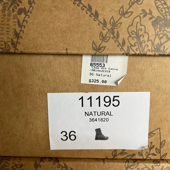 Free People NWT canvas & leather hiking boot. - Picture 7 of 10